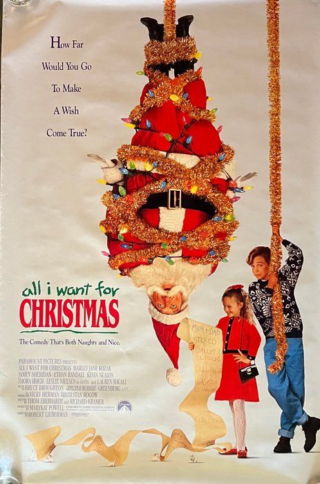 Lot 530: All I Want for Christmas 1991 Original Movie Poster