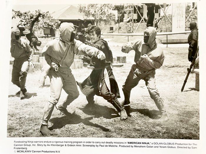 Lot 531: American Ninja original 1985 vintage movie photo