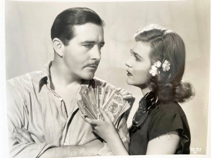 Lot 553: Sinners in Paradise John Boles and Charlotte Wynter movie photo