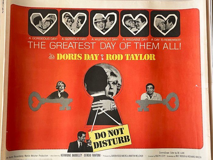 Lot 572: Do Not Disturb 1965 vintage movie poster