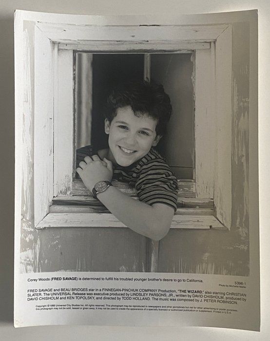 Lot 591: The Wizard Fred Savage movie photo