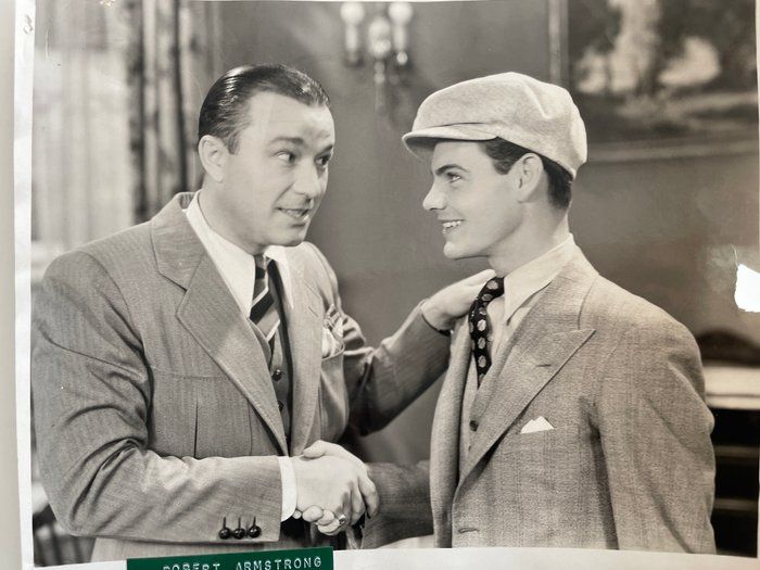 Lot 595: Eddie Quillan and Robert Armstrong photo