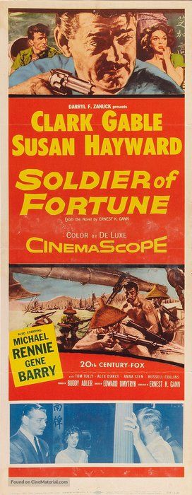 Lot 607: Soldier of Fortune vintage movie poster