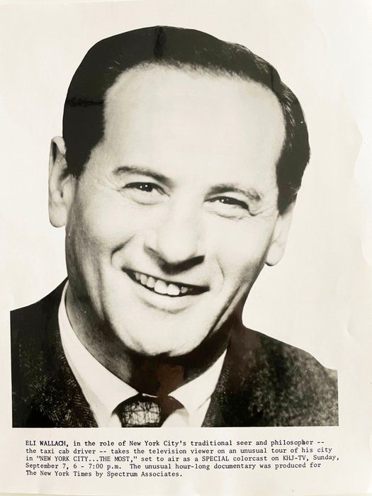 Lot 608: Eli Wallach photo