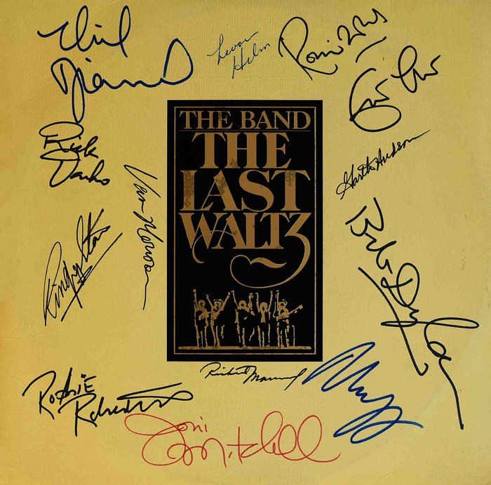 Lot 5: The Band signed The Last Waltz' Sky album