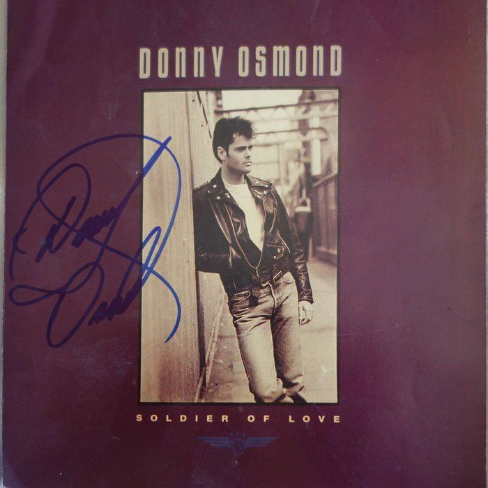 Lot 6: Donny Osmond signed 7 inch single sleeve