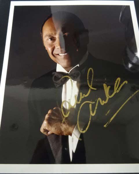 Lot 12: Paul Anka signed photo