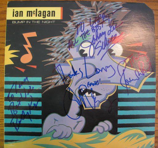 Lot 15: Ian McLagan Bump in the Night signed album