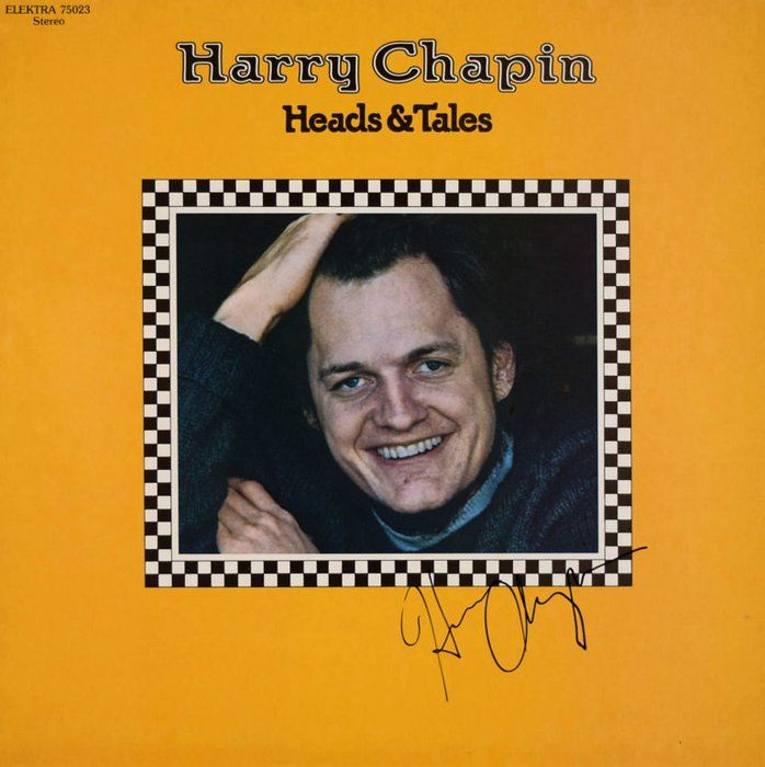 Lot 22: Harry Chapin Heads & Tales signed album