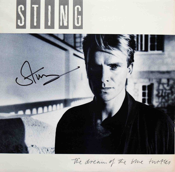 Lot 23: Sting The Dream Of The Blue Turtles signed album