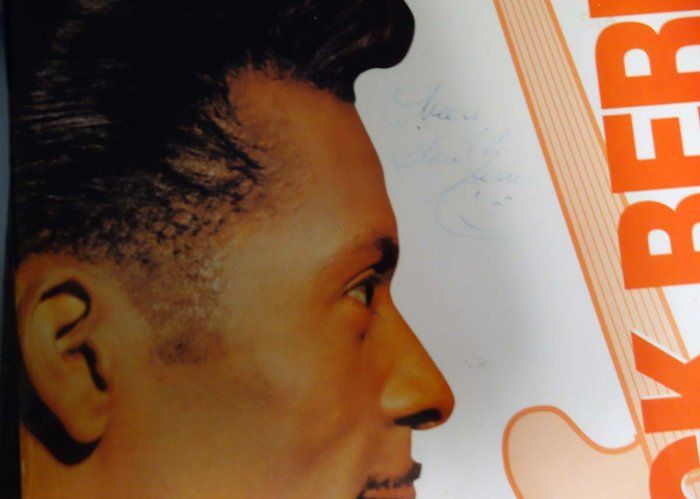 Lot 30: Chuck Berry signed tour book