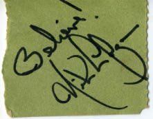 Lot 33: Bruce Springsteen's E Street Band member Nils Lofgren original autograph