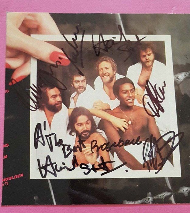 Lot 34: Average White Band signed album cover photo