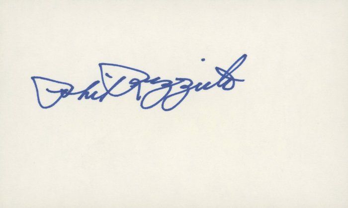 Lot 46: NY Yankees Phil Rizzuto original signature