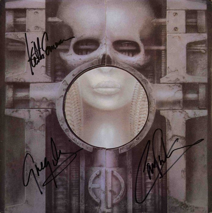 Lot 55: Emerson, Lake & Palmer Brain Salad Surgery 1973 signed album