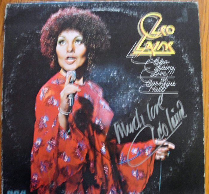 Lot 64: Cleo Laine signed album