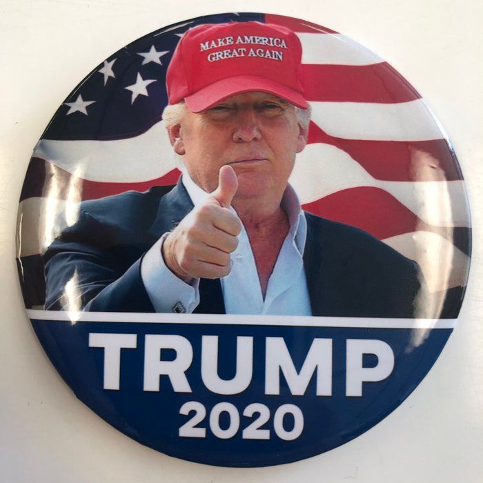 Lot 65: Trump 2020 pin