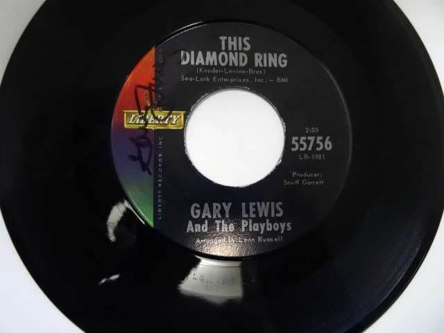 Lot 69: Gary Lewis and the Playboys signed 45 record