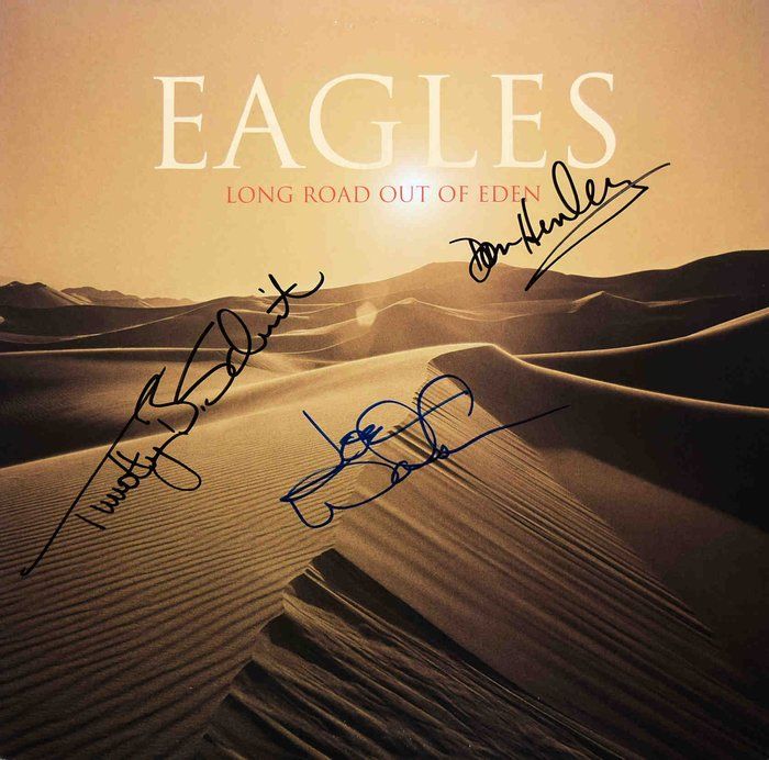 Lot 86: The Eagles Long Road Out of Eden 2007 signed album