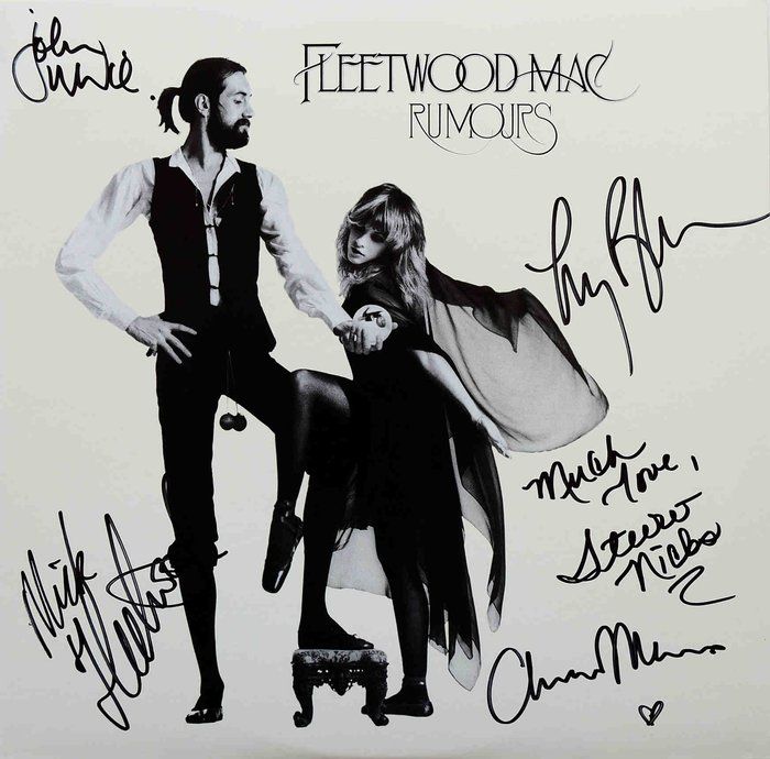 Lot 104: Fleetwood Mac Rumours signed  album