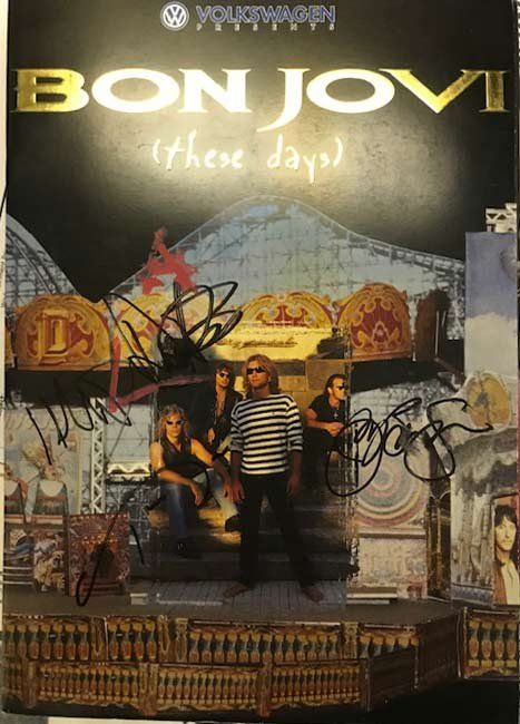 Lot 116: Bon Jovi band signed Tour book