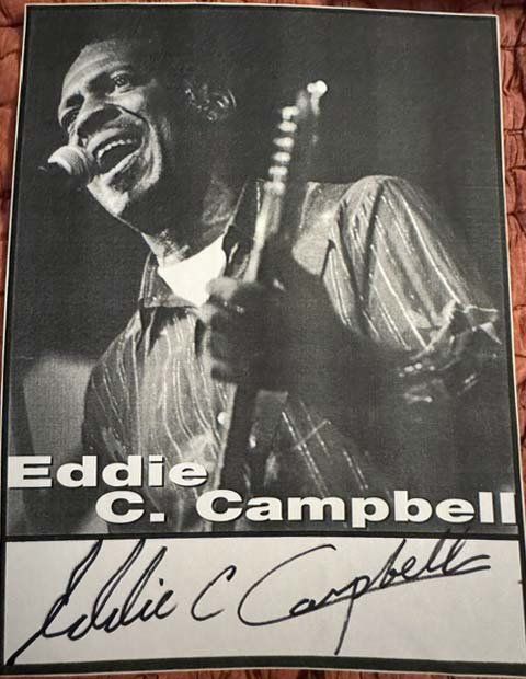 Lot 119: Eddie C Campbell signed  Xerox Photo