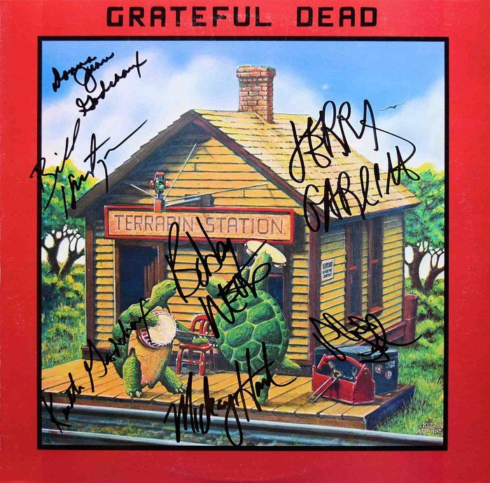 Lot 123: Grateful Dead Terrapin Station signed album