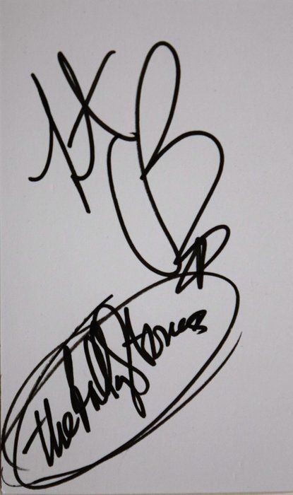 Lot 142: Charlie Watts Rolling Stones signed card