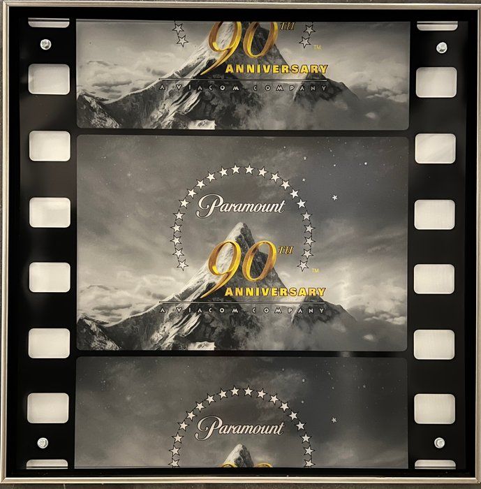 Lot 148: Paramount Pictures 90th Anniversary commemorative display