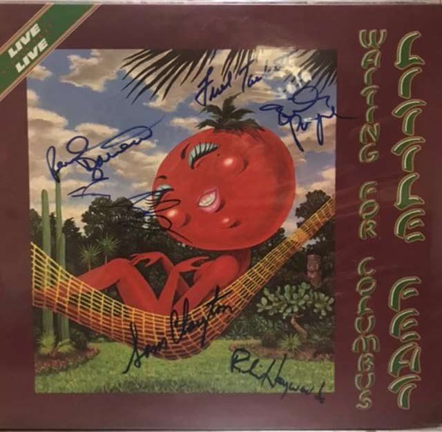 Lot 153: Little Feat Waiting for Columbus signed album