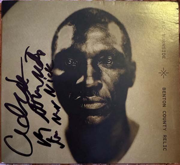 Lot 155: Cedric Burnside Benton County Relic signed CD