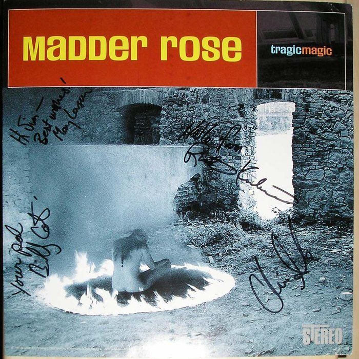 Lot 163: Madder Rose Tragic Magic band signed album