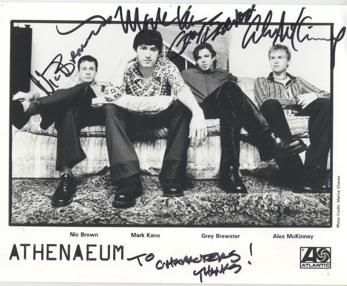 Lot 164: Athenaeum band signed photo