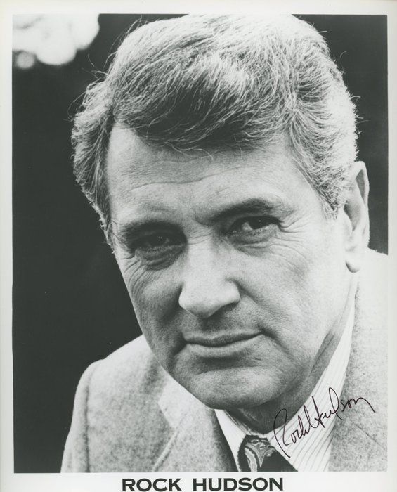 Lot 183: Pillow Talk Rock Hudson signed  photo. GFA Authenticated