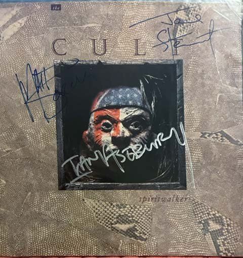 Lot 193: The Cult Spiritwalker band signed album