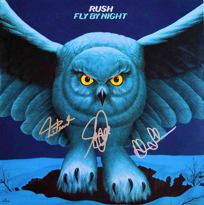 Lot 194: Rush Fly By Night signed album
