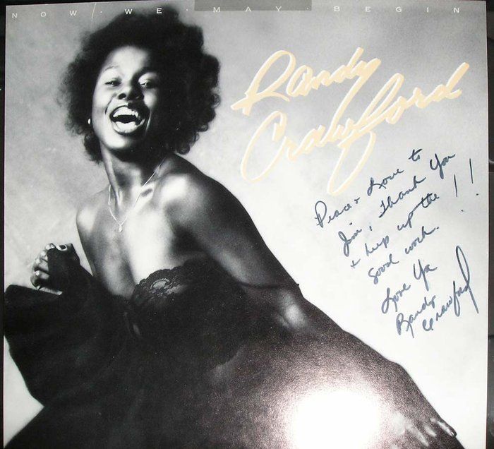 Lot 205: Randy Crawford Now We May Begin signed album