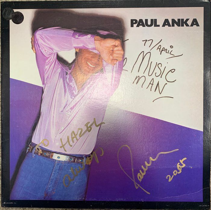 Lot 215: Paul Anka signed self titled album