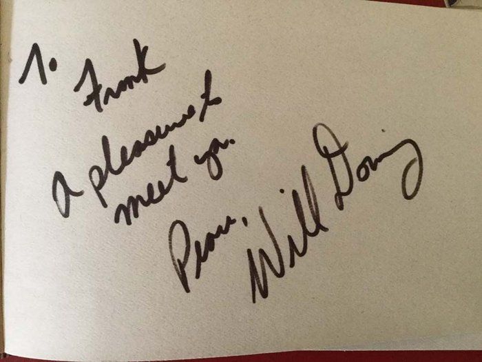 Lot 230: Will Downing original autograph