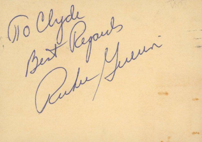 Lot 257: Richie Guerin original signature