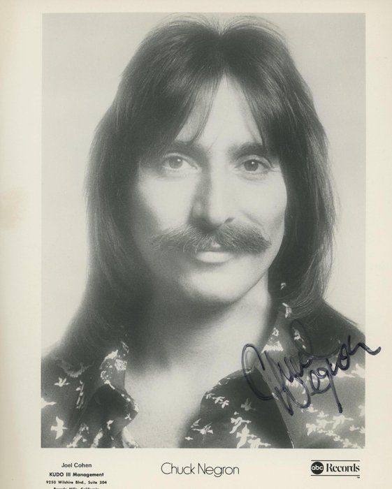 Lot 277: Three Dog Nights Chuck Negron signed photo. GFA Authenticated