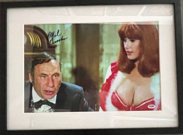 Lot 282: Mel Brooks signed photo. PSA authenticated