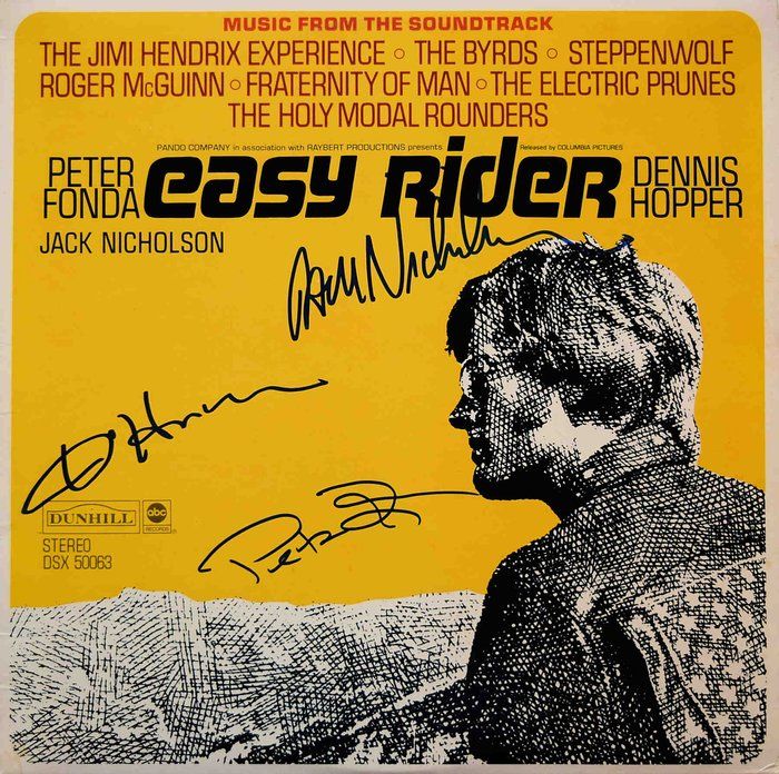 Lot 313: Easy Rider signed Original Motion Picture Soundtrack album