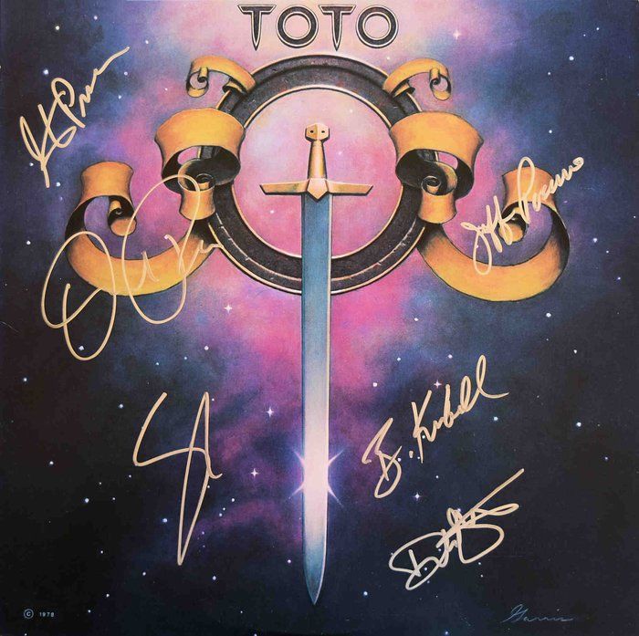 Lot 322: Toto 1978 Debut signed album