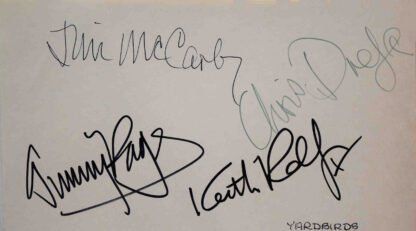 Lot 323: The Yardbirds Signature Strip