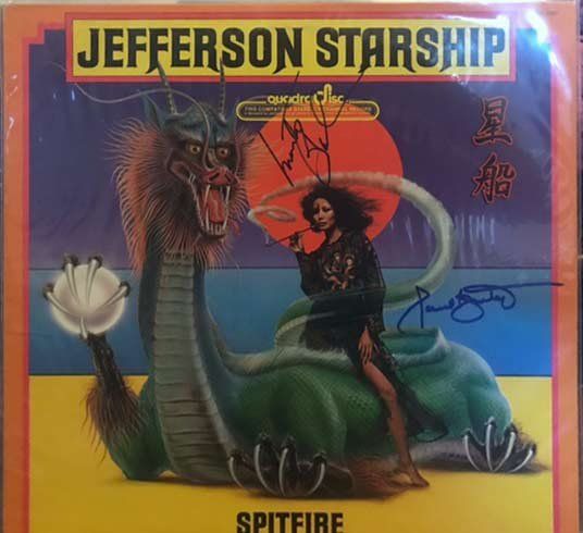 Lot 331: Jefferson Starship Spitfire signed album