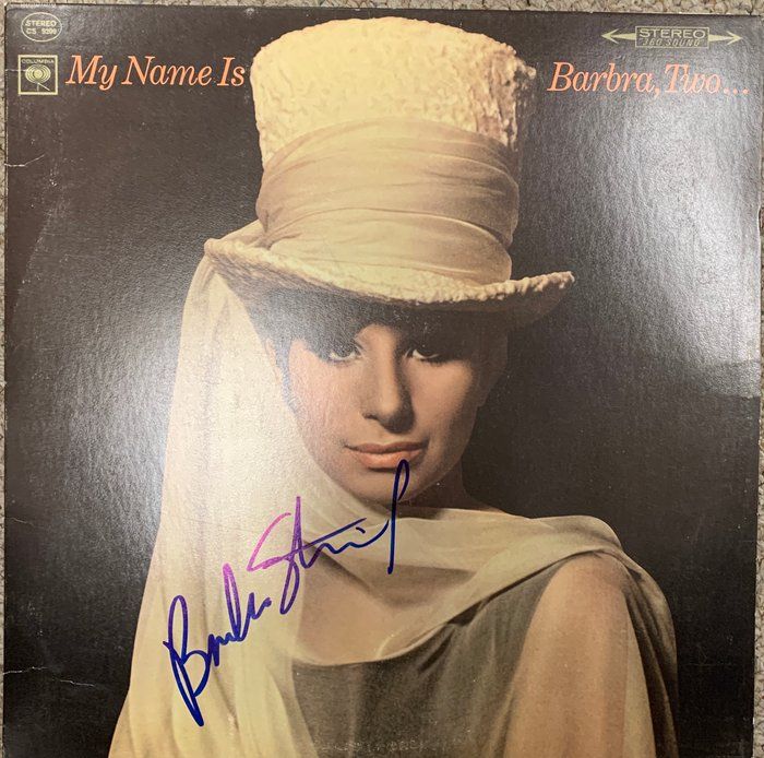 Lot 358: Barbara Streisand My Name Is Barbara Two signed album. GFA Authenticated