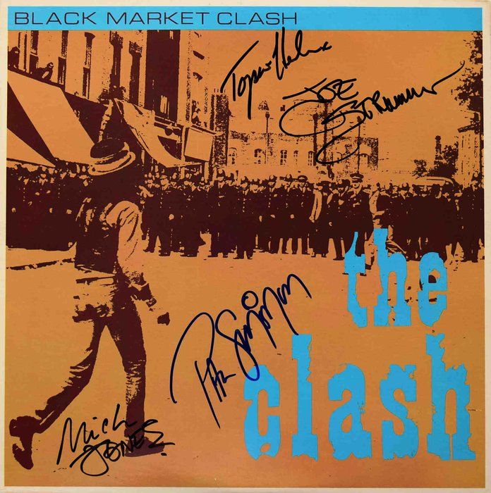Lot 361: The Clash Black Market Clash 1980 signed album