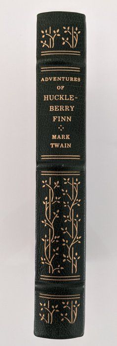 Lot 371: The Adventures Of Huckleberry Finn Mark Twain Hard Cover Book - Tipped in Signature