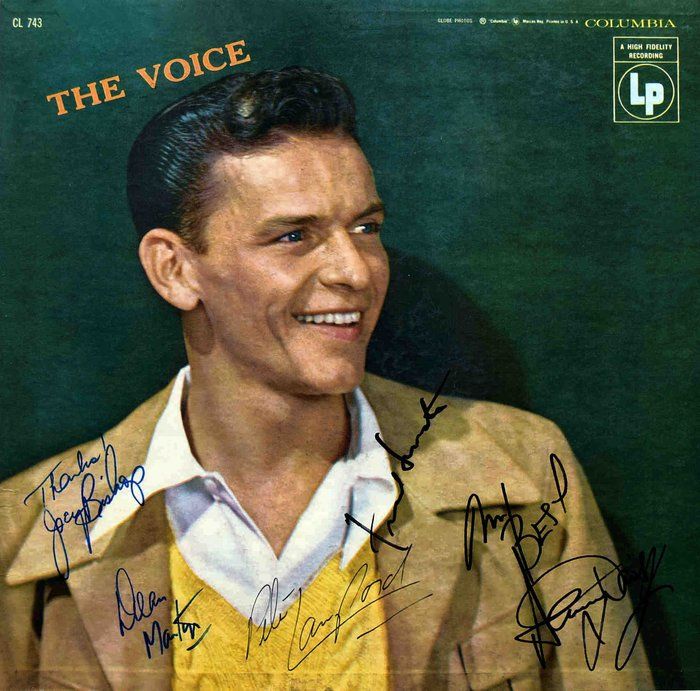 Lot 376: The Rat Pack signed "The Voice" album